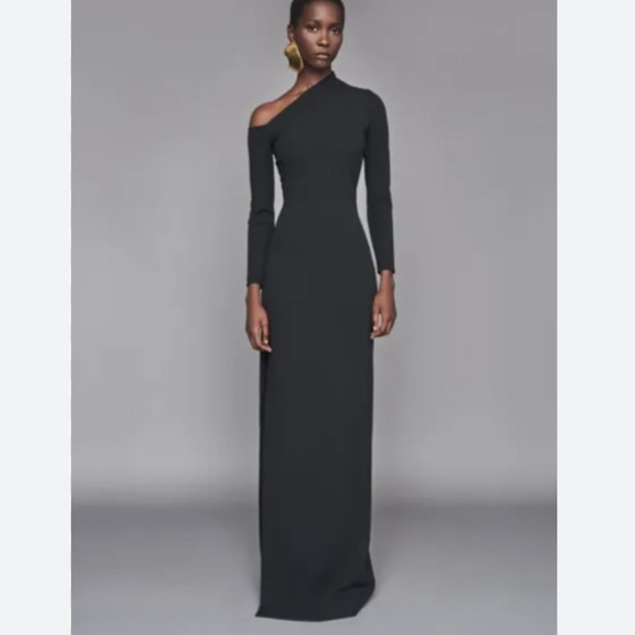 Solace London Liva Gown in black size 2 - Picture 1 of 11